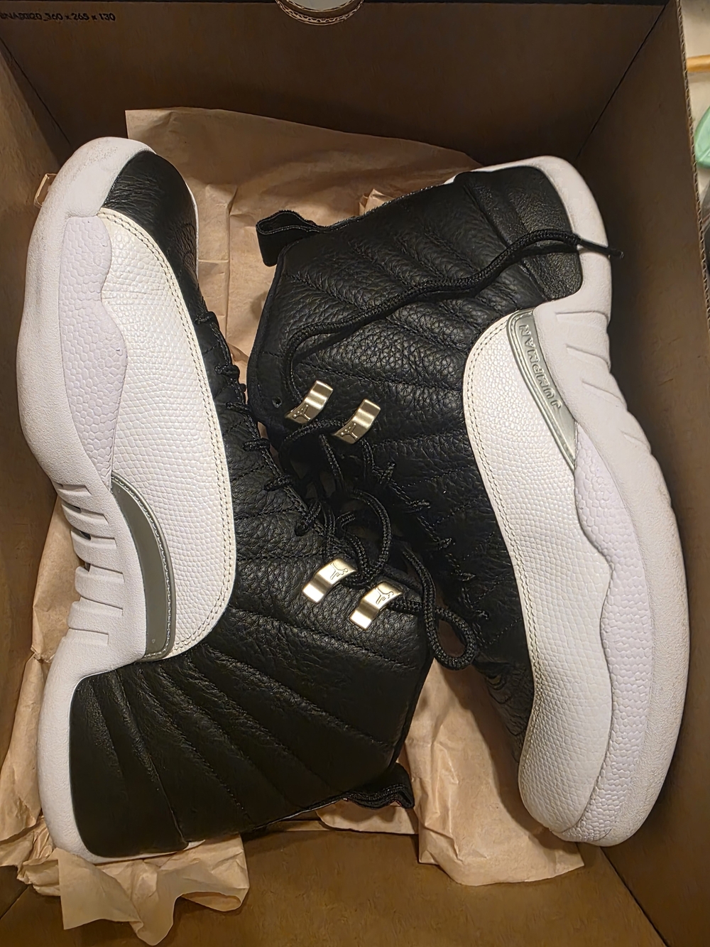 Men's Black and White High-Top Basketball Sneakers